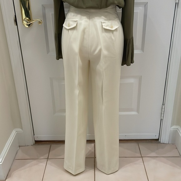 Vintage Apple Pie Brand Winter Pleated White Pants. Y2K - Picture 3 of 5